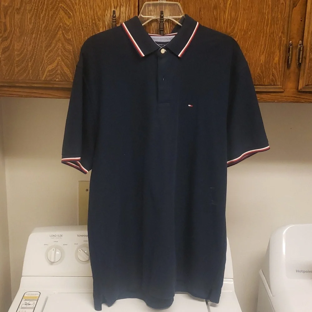 Mens Tommy Hilfiger Polo Shirt (XL) - Picture 2 of 8